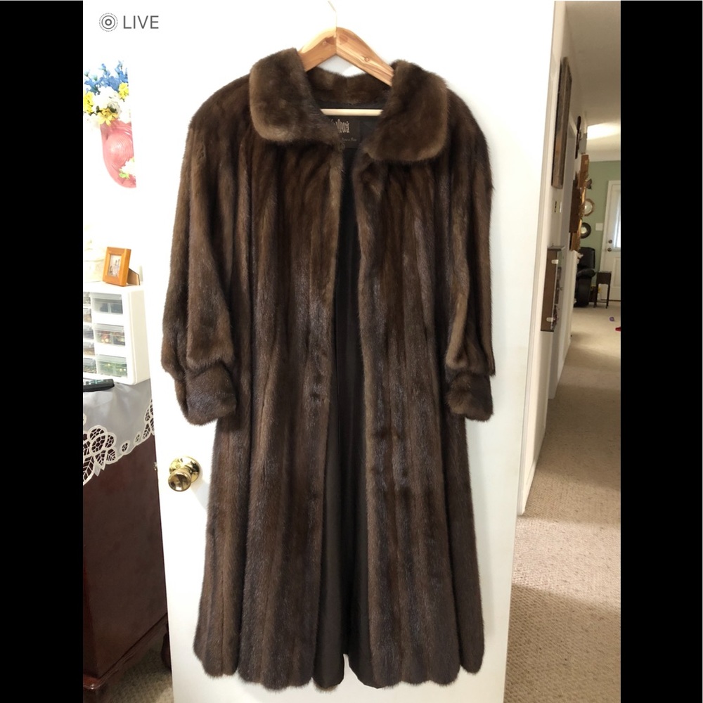 Natural Lunaraine Mink Coat, Mint condition.